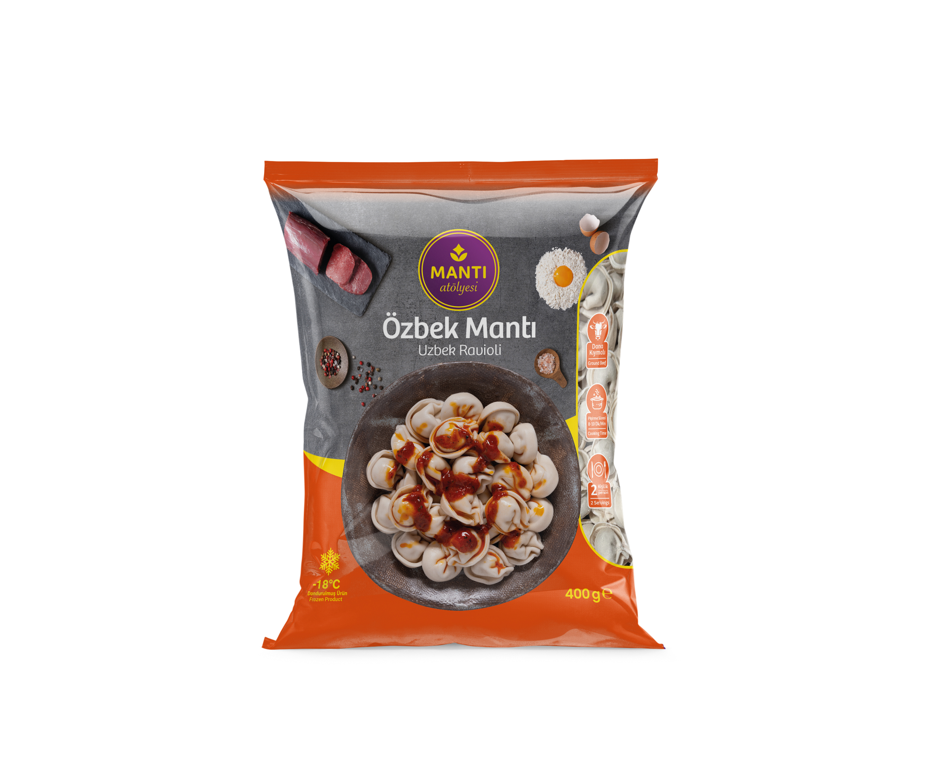 Mantı Atölyesi Özbek Mantı 400 Gr