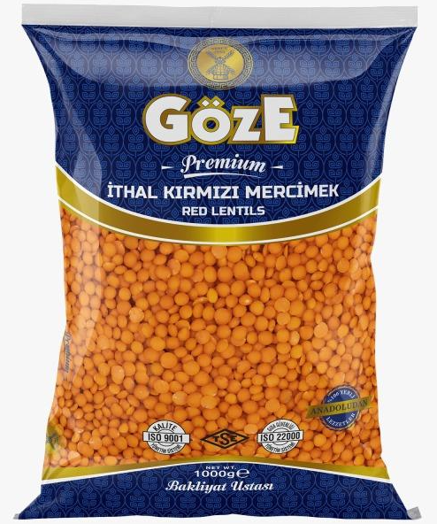 Göze İthal Kırmızı Mercimek 1 kg