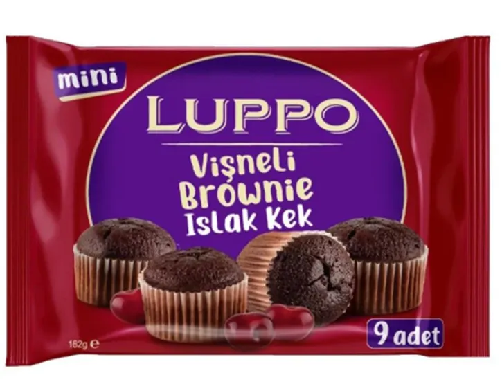 Şölen Luppo Brownie Vişneli Islak Kek 162 Gr