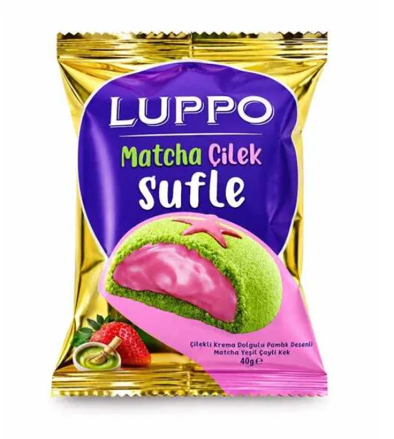 Şölen Luppo Matcha Çilekli Sufle Kek 40 Gr