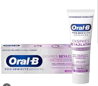 Oral B Pro 3DW Adv. Exp. Parlak Beyaz 75 Ml