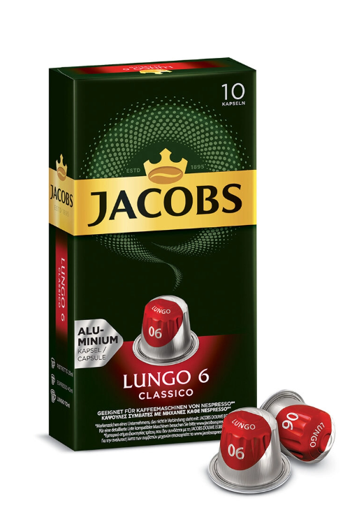 Jacobs Lungo Classıco 6 Kapsül Kahve 10 Lu