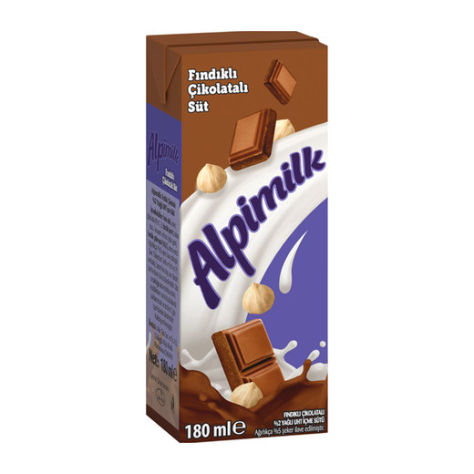 Alpimilk Süt Çikolatalı Fındık 180 Ml