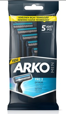 Arko Men Pro2 2 Bıçaklı 5 li Poşet