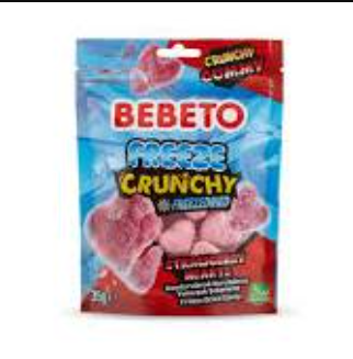 Bebeto Crunchy Çilek Kalp 35 gr
