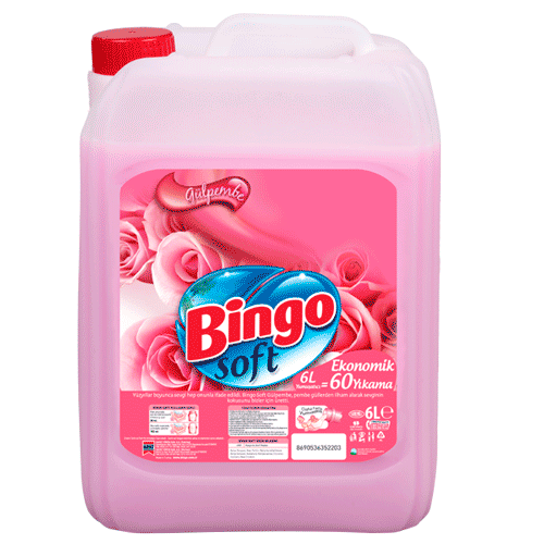 Bingo Soft Yumuşatıcı Gülpembe 5 lt