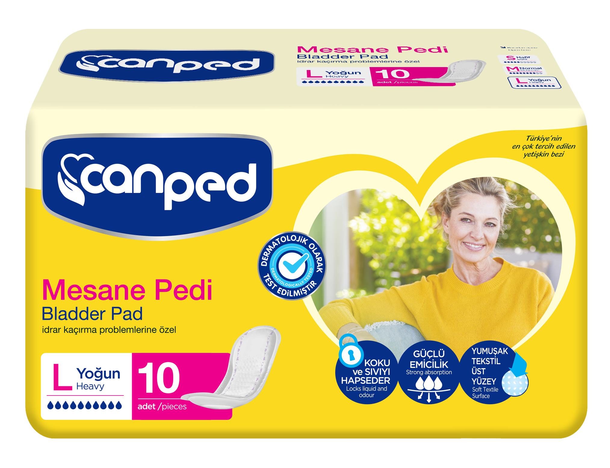 Canped Mesane Pedi Büyük Boy Large 10x12 cm