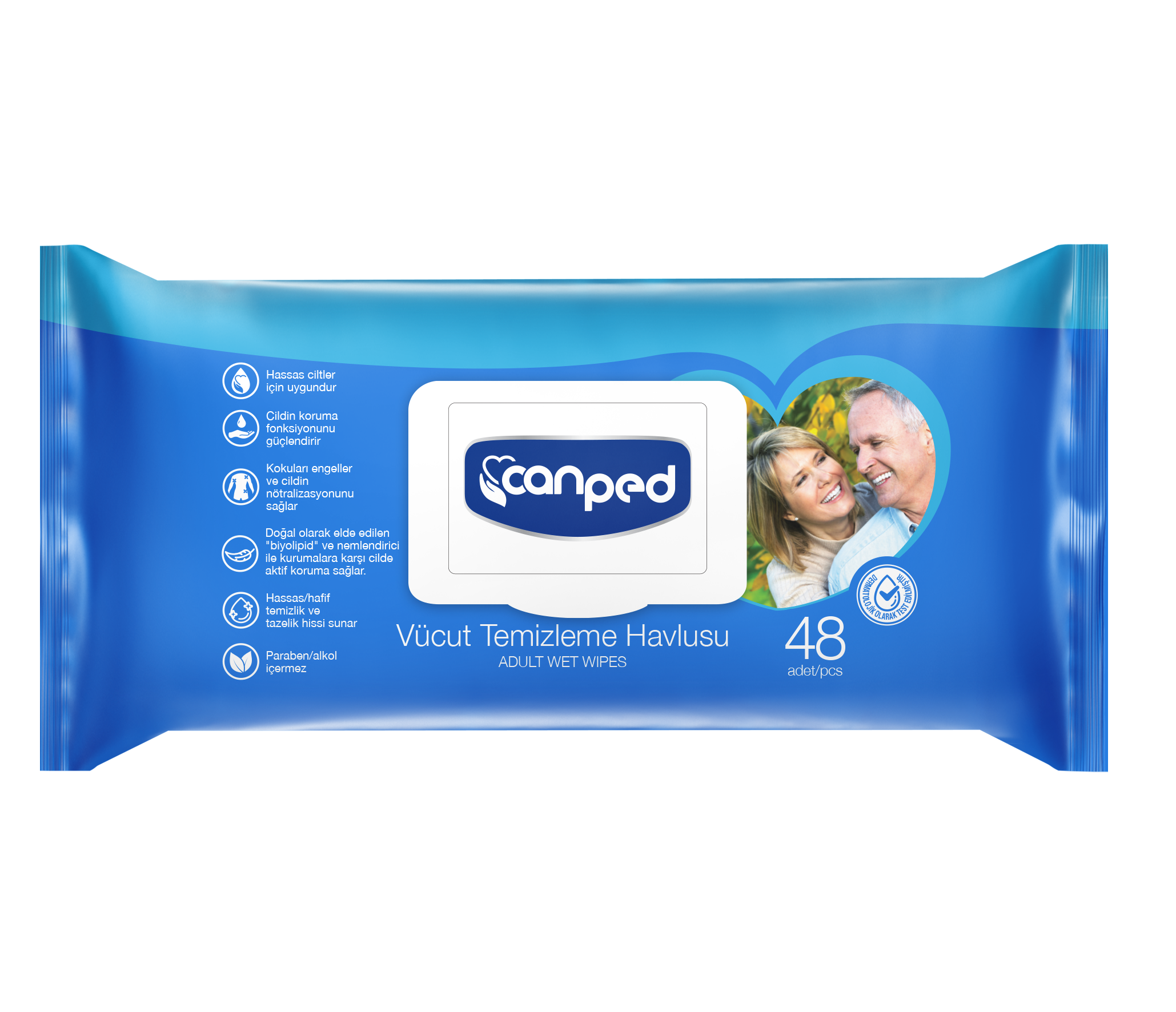 Canped Vücut Temizleme Havlusu 48 ADT