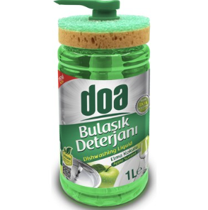 Doa Sıvı Bulaşık Det. 1000 Ml Elma Süngerli