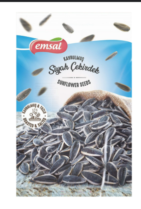 Emsal Ayçekirdeği Siyah Tuzlu 250 gr