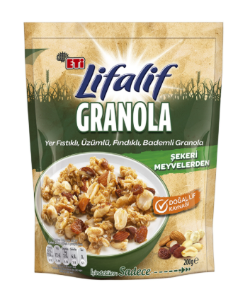 Eti G.Lifalif Granola Kuruyemişli 200 Gr