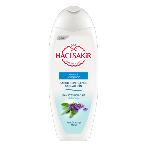 Hacı Şakir Kepeğe Karşı Etkili Şampuan Adaçayı Özlü 500 ml