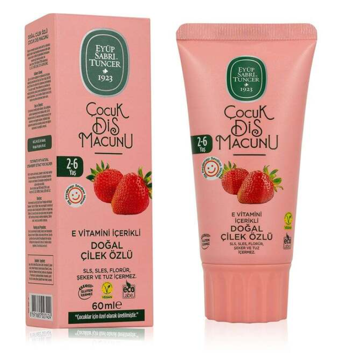 E.Sabri Tuncer Diş Macunu Karadut Çilek Çocuk60 ML