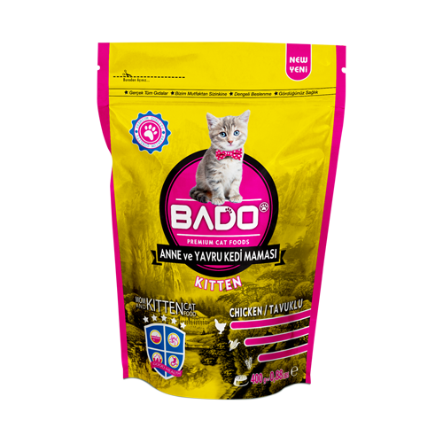 Bado Yavru Kedi Maması Kuru Tavuk Etli 400 gr