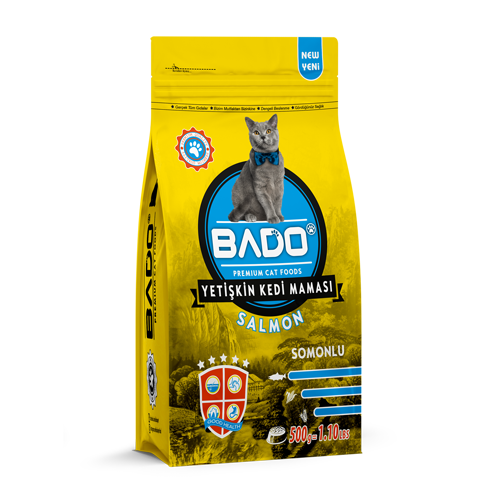 Bado Yetişkin Kedi Maması Somonlu 500 gr