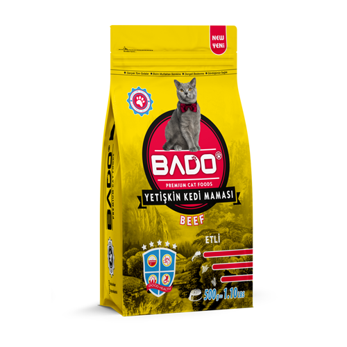 Bado Yetişkin Kedi Maması Etli 500 gr