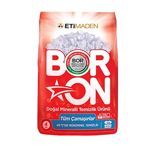 Boron Doğal Mineralli Toz Deterjan 4 kg Renkliler