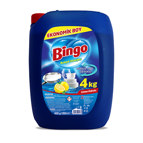Bingo Sıvı Bulaşık Deterjanı Limonlu 4 kg
