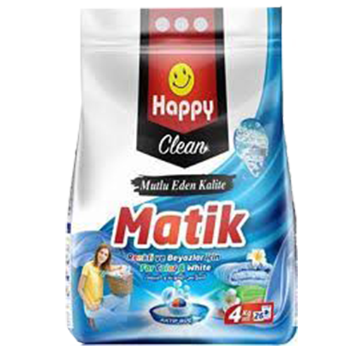 Happy Clean Toz Çam.Det Renkli Ve Beyazlar 4 Kg