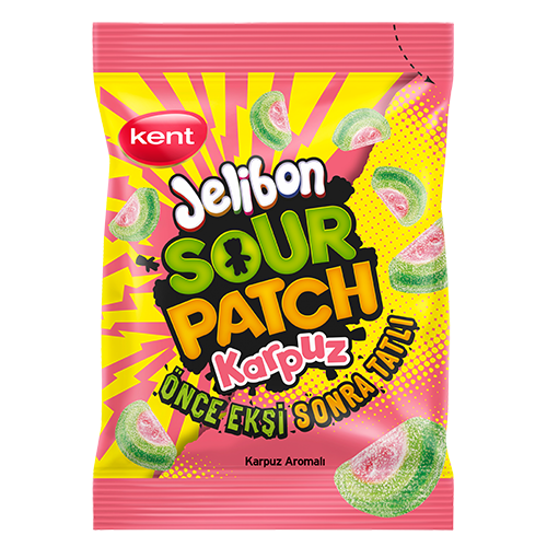 Kent Jelibon Sour Patch Şeker Karpuz Arm.80 Gr