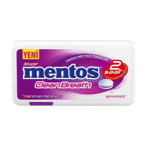 Perfetti Mentos 2 Orman Meyveli Plastik Kap 21 GR