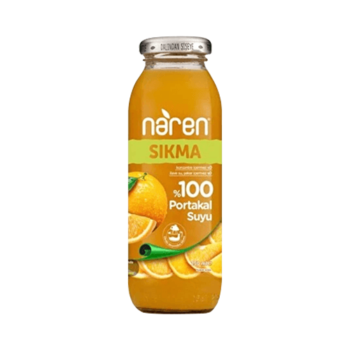 Naren %100 Sıkma Portakal Suyu 250 Ml