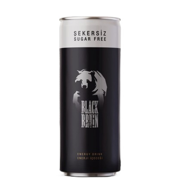 Black Bruın Enerji İçeceği Şekersiz 250 Ml
