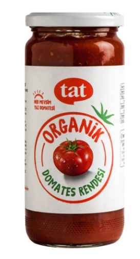 Tat Organik Domates Rendesi Cam 470 gr