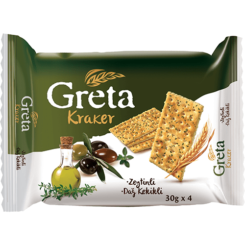 Sölen Greta Zeytin Kekik Kraker 4 Lü 120 Gr