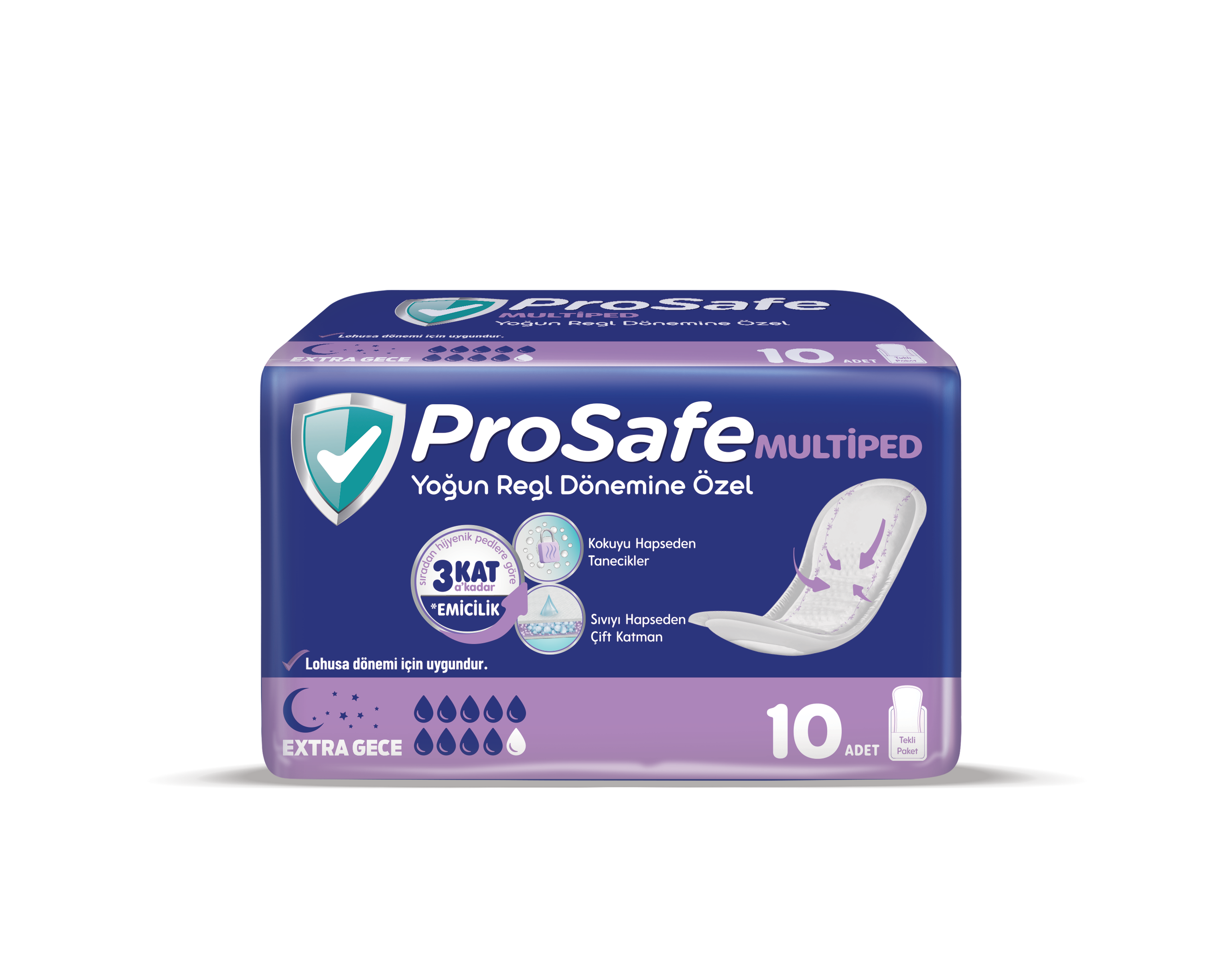 Prosafe Multiped Büyük Gece 10Lu Yoğun Regl Dönemi
