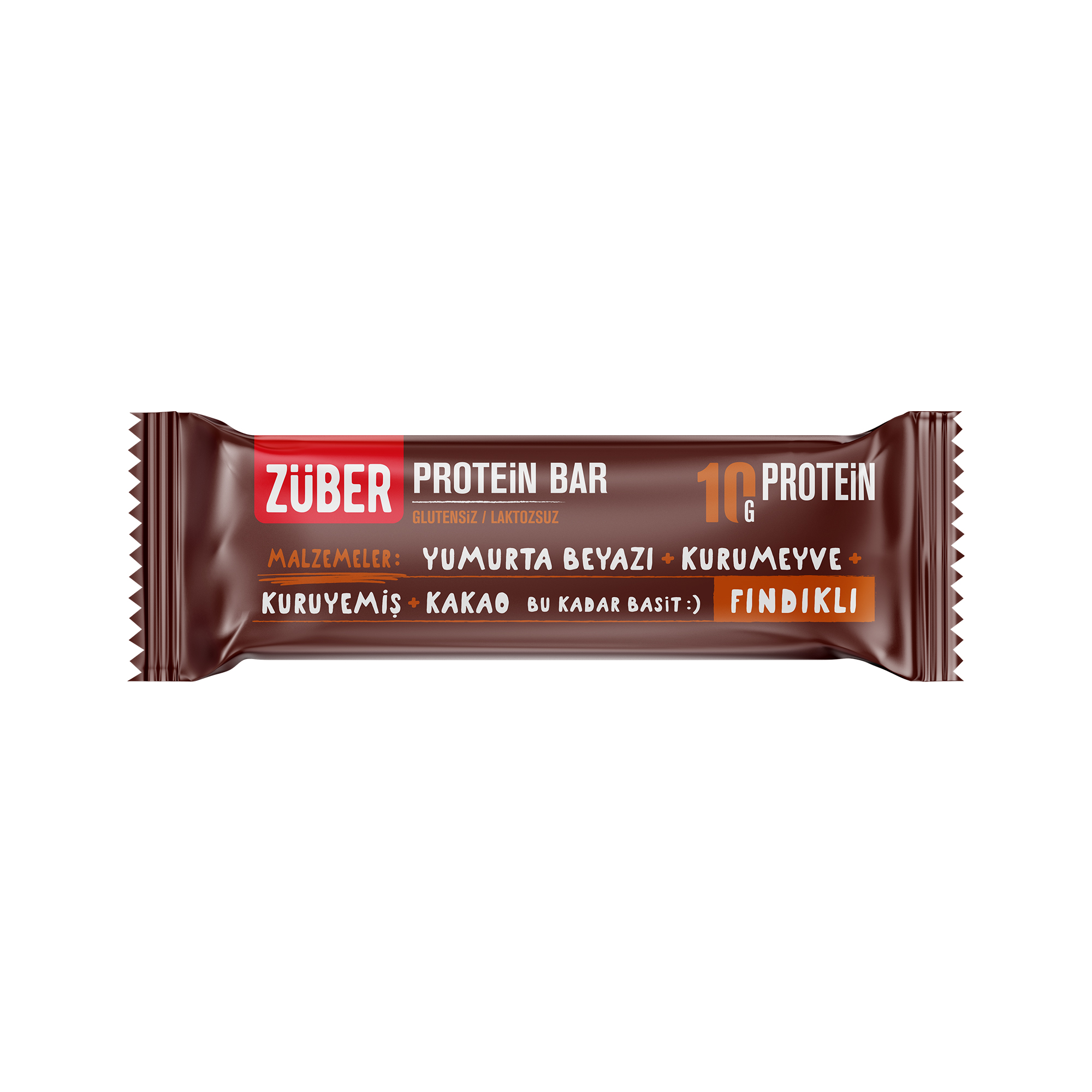 Züber Glutensiz Protein Fındıklı Bar 40 gr