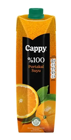 Cappy %100 Portakal Suyu 1 lt
