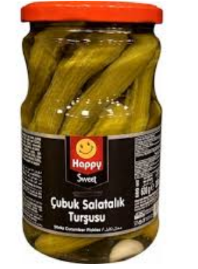 Happy Sweet Çubuk Salatalık Turşu 340 Gr