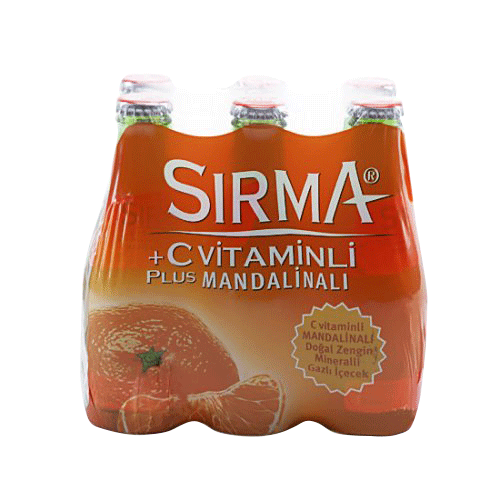 Sırma C-Plus Mandalina Aromalı Soda 6x200 ml