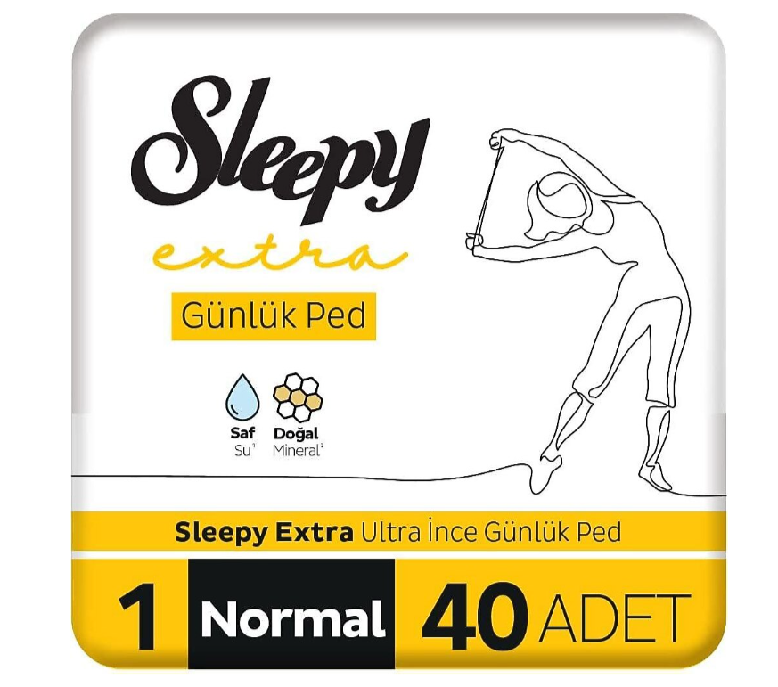 Sleepy Extra Günlük Ped Süper Normal 40 lı