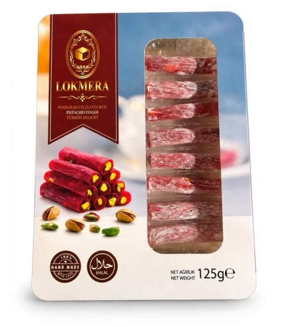 Lokmera Narlı A.Fıstıklı Parmak Lokum 125 Gr