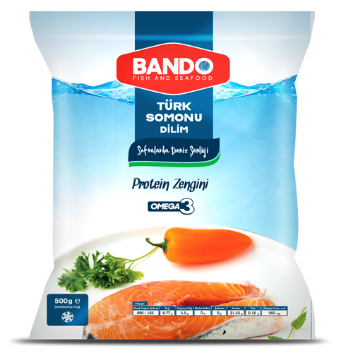 Bando Dnk Blk Türk Somonu Dilim 500 Gr