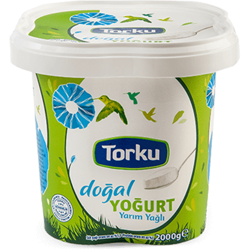 Torku Yoğurt Yarım Yağlı Kova 2000 Gr