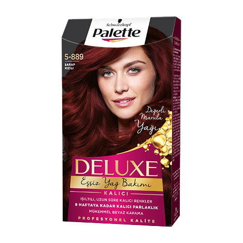Schwarzkopf Palette Deluxe Set Boya 5-889 Şarap Kızılı 50 ml