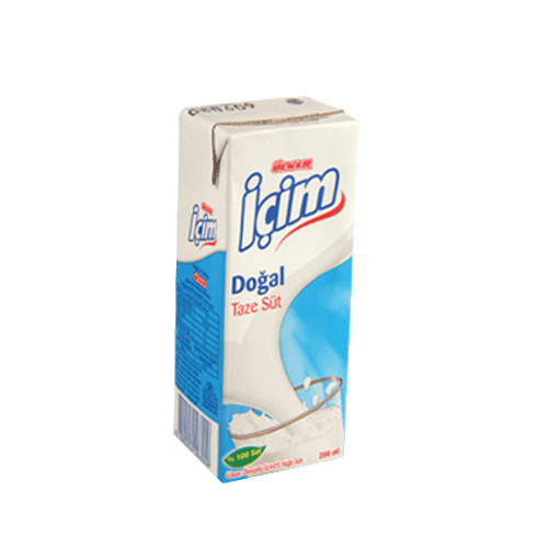 İçim Süt Sade Uht 200 ml