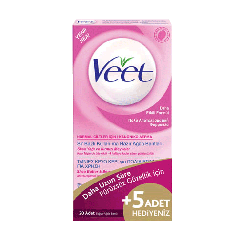 Veet Ağda Bantı Hassas Ciltlere Özel 12li