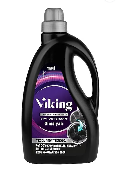 Viking Sıvı Çamaşır Deterjanı 2.7 Lt Simsiyah