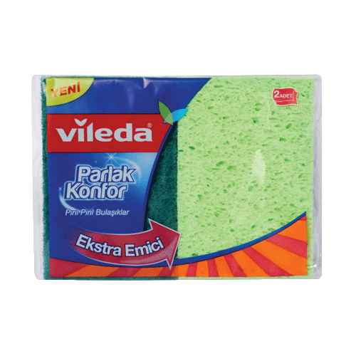 Vileda Parlak Konfor Sünger 2li
