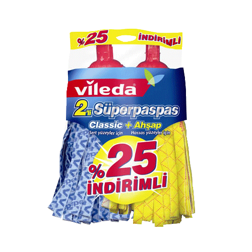 Vileda Paspas Ekonomik Paket 2li Yedek