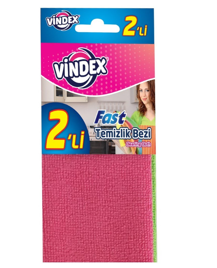 Vindex Fast 2 li Temizlik Bezi