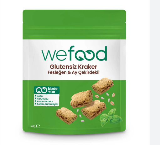 Wefood Glutensiz Fesleğenli Kraker 40 Gr