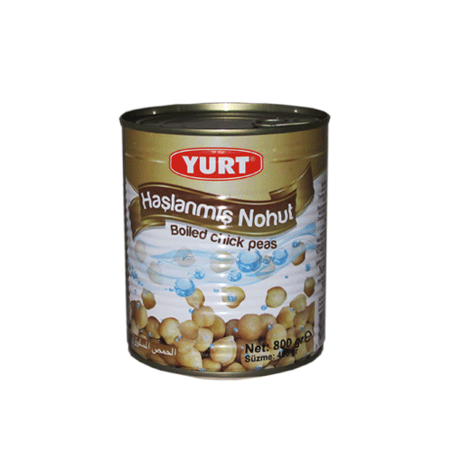 Yurt Haşlanmış Nohut Konservesi 800 gr