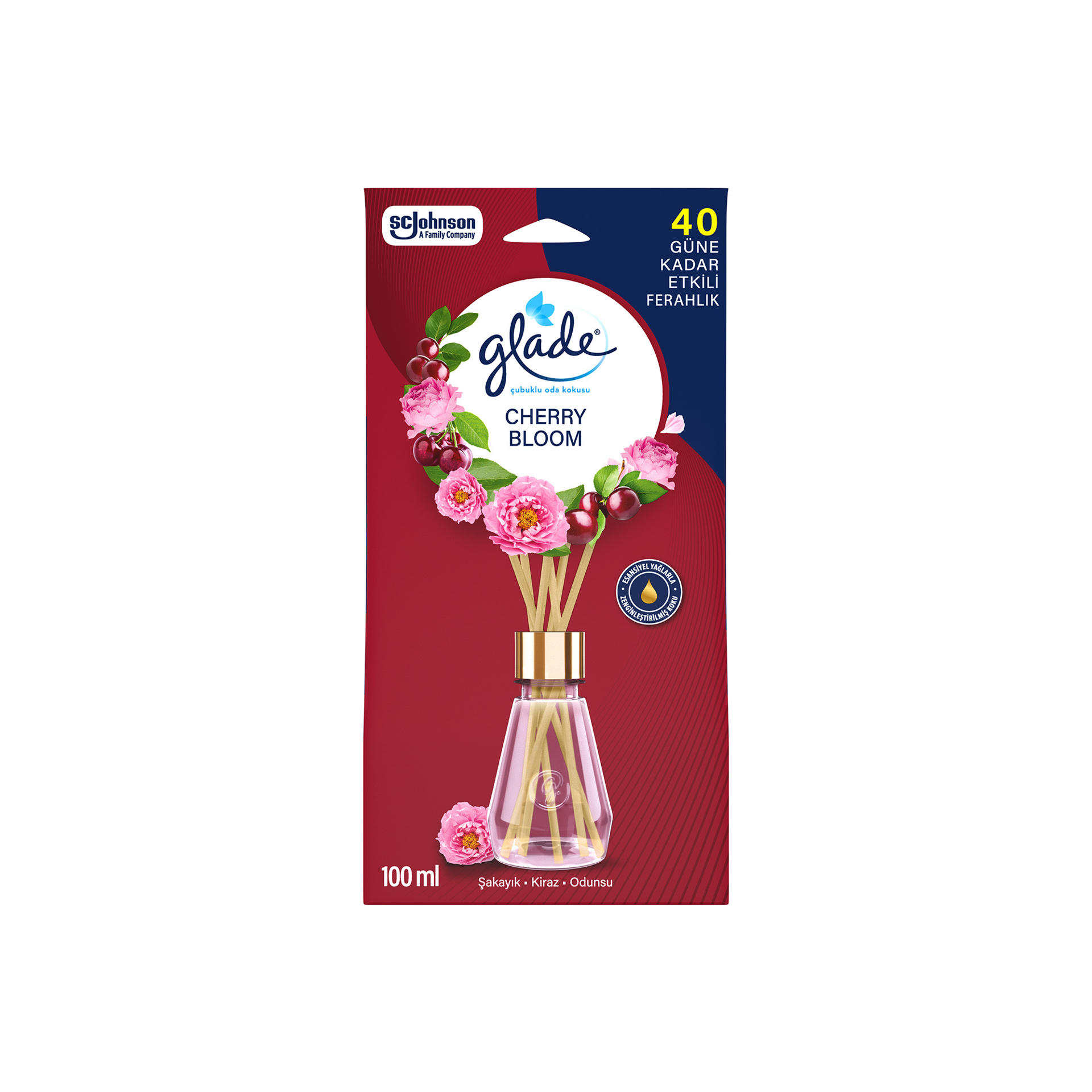 Glade Çubuklu Oda Kokusu Cherry Bloom