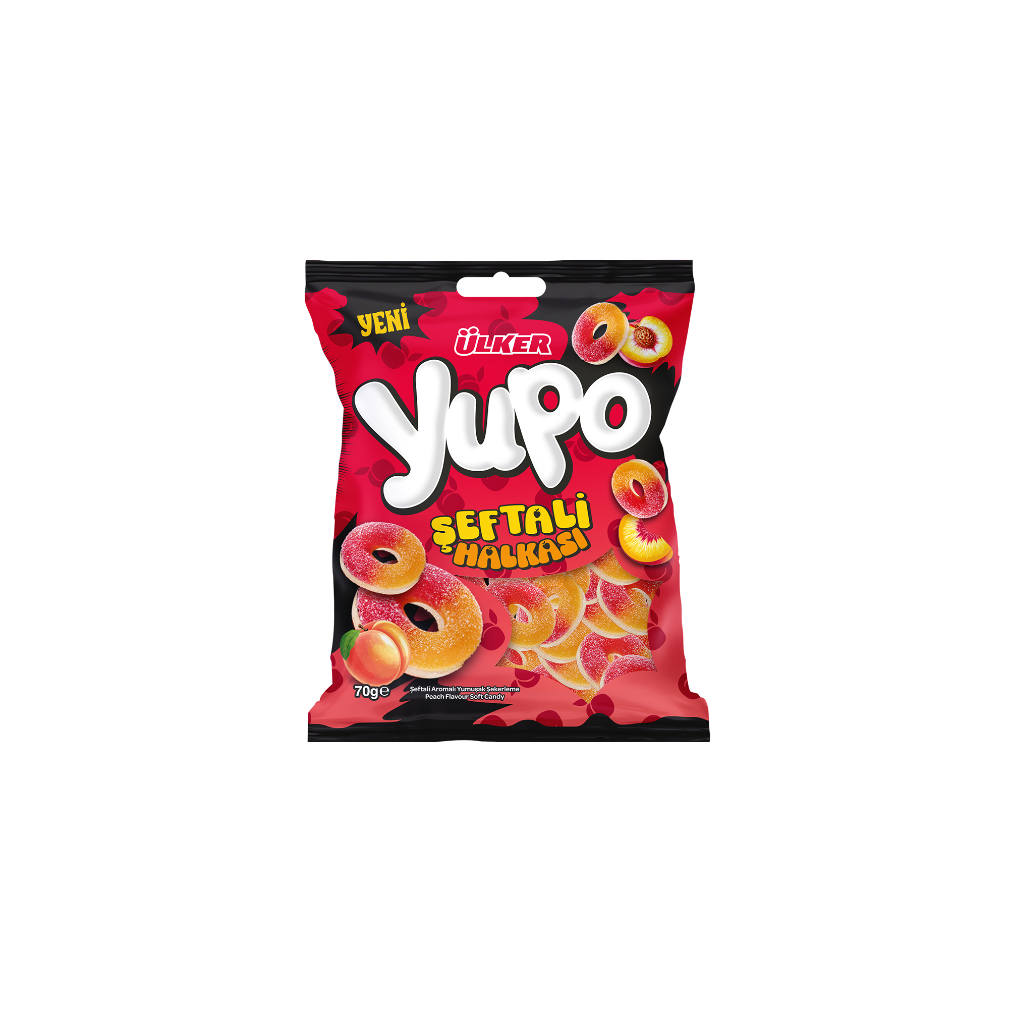 Yupo Jelly Şeftali Halkası
