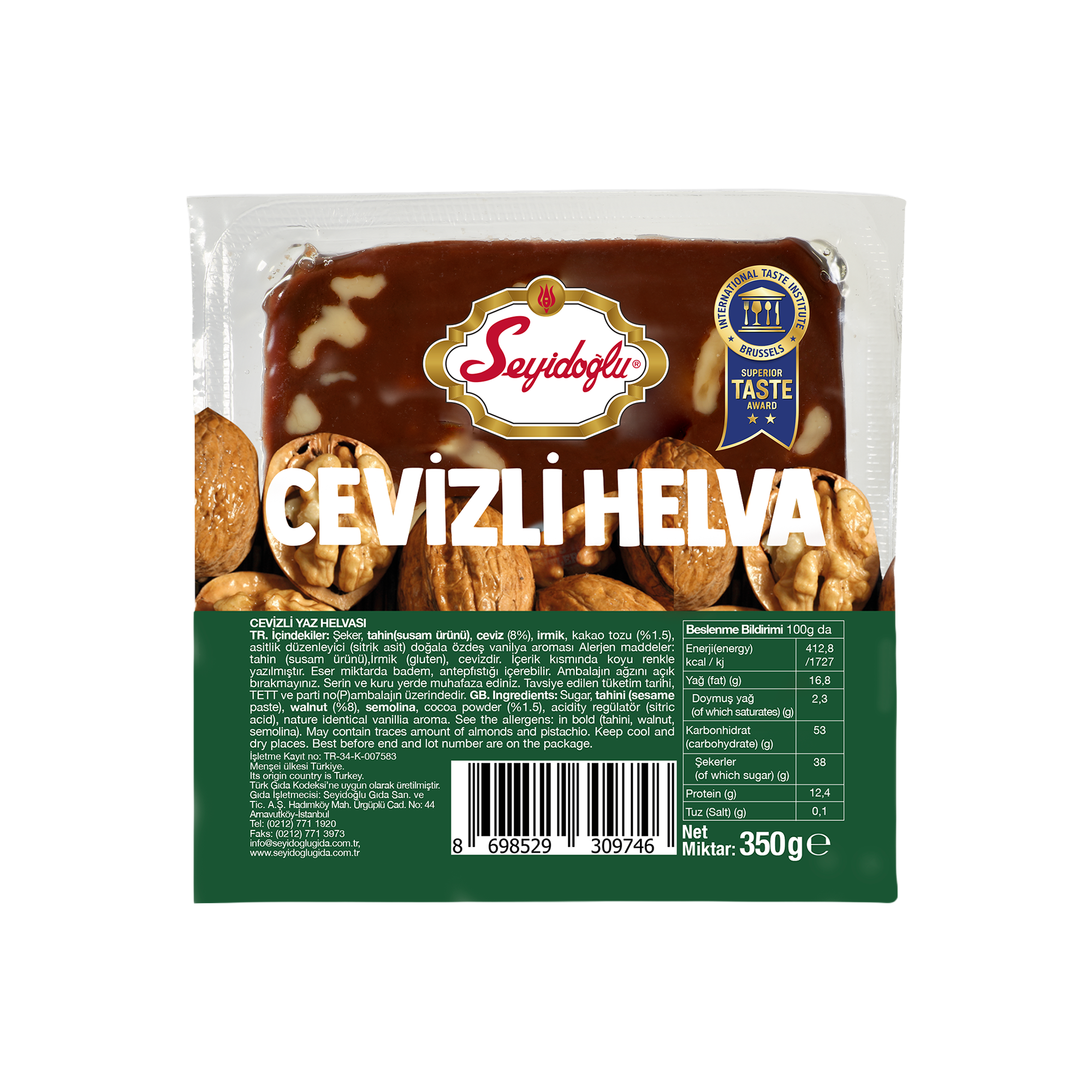 Seyidoğlu Yaz Helva Cevizli